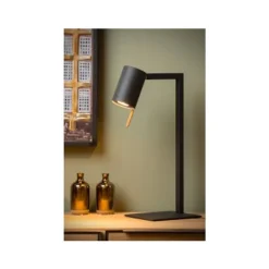 Lucide LESLEY - Bureaulamp - 1xGU10 - Zwart