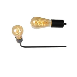 Lucide LESTER Plafondlicht 6xE27 100/75/20cm Zwart