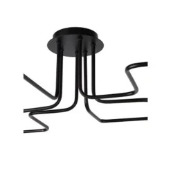 Lucide LESTER Plafondlicht 6xE27 100/75/20cm Zwart