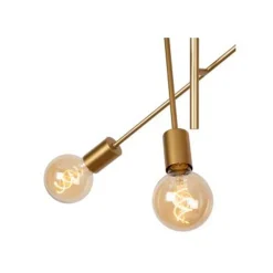 Lucide LESTER Plafonnière-Mat Go.-6xE27-40W-Metaal