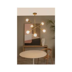 Lucide LESTER Plafonnière-Mat Go.-6xE27-40W-Metaal