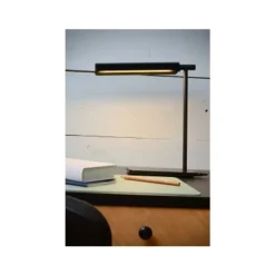 Lucide LEVI - Bureaulamp - LED Dimb. - 3 StepDim - Zwart