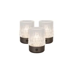 Lucide LILI Tafellamp-Mat Go.-Ø8-LED Dimb.-3W-2700K/3000K