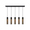 Lucide Lionel - Hanglamp - 5xE27 - Zwart