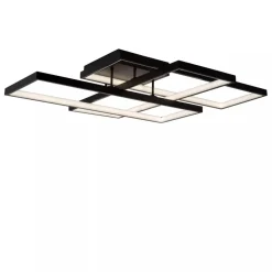 Lucide LOKERO - Plafonnière - LED Dimb. - CCT - 1x60W 2700K/4000K - Zwart