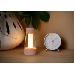 Lucide LORALI Tafellamp-Roze-LED Dimb.-1,2W-2600K/3000K
