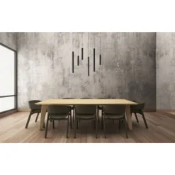 Lucide LORENZ - Hanglamp - LED Dimb. - 6x0,7W 3000K - Zwart Lucide