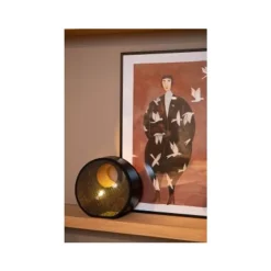 Lucide LOXIA Tafellamp-Zwart-1xE14-40W-Papier