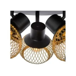 Lucide LUCAS Plafondspot-Mat Go.-3xE14-40W-Metaal