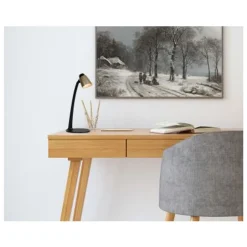 Lucide LUDO Bureaulamp-Mat Go.-LED-4,5W-3000K-Kunsts.