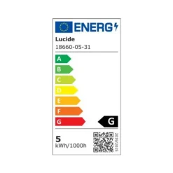 Lucide LUDO Bureaulamp-Wit-LED-4,5W-3000K-Kunsts.
