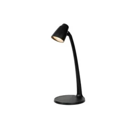 Lucide LUDO Bureaulamp-Zwart-LED-4,5W-3000K-Kunsts.