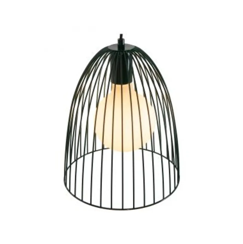 Lucide MACARONS Hanglamp-Groen-Ø24,5-1xE27-40W-Metaal