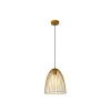 Lucide MACARONS Hanglamp-Okerge.-Ø24,5-1xE27-40W-Metaal