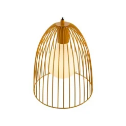 Lucide MACARONS Hanglamp-Okerge.-Ø24,5-1xE27-40W-Metaal