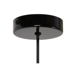 Lucide MACARONS Hanglamp-Zwart-Ø24,5-1xE27-40W-Metaal