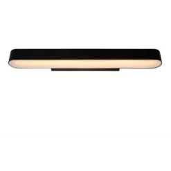 Lucide MADELON - Wandlamp Badkamer - LED - 1x9W 2700K - IP44 - Zwart Lucide