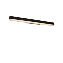 Lucide MADELON - Wandlamp Badkamer - LED - 1x18W 2700K - IP44 - Zwart Lucide