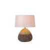 Lucide MADUKA Tafellamp-Nature.-1xE27-40W-Zeegra.