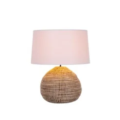 Lucide MADUKA Tafellamp-Zwart-1xE27-40W-Zeegra.