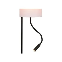 Lucide MAGIC Vloerlamp-Zwart-Ø24-1xE27-40W-Metaal