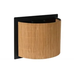 Lucide MAGIUS - Wandlamp - 1xE27 - Licht hout
