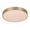 Lucide MALIN - Plafonnière - Ø 39 cm - LED Dimb. - 1x24W 2700K - 3 StepDim - Mat Goud / Messing Lucide