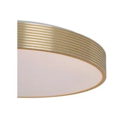 Lucide MALIN - Plafonnière - Ø 39 cm - LED Dimb. - 1x24W 2700K - 3 StepDim - Mat Goud / Messing Lucide