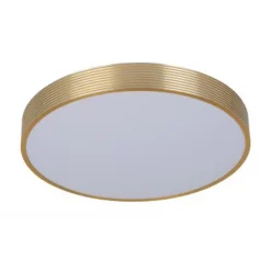 Lucide MALIN - Plafonnière - Ø 39 cm - LED Dimb. - 1x24W 2700K - 3 StepDim - Mat Goud / Messing Lucide