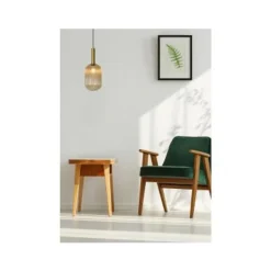 Lucide MALOTO - Hanglamp - Ø 20 cm - 1xE27 - Amber