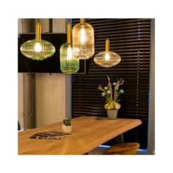 Lucide MALOTO - Hanglamp - Ø 20 cm - 1xE27 - Groen