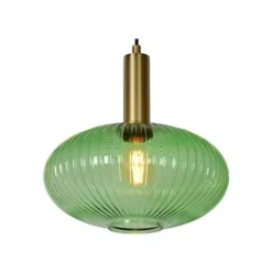 Lucide MALOTO - Hanglamp - Ø 30 cm - 1xE27 - Groen