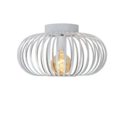 Lucide MANUELA - Plafonnière - Ø 40 cm - 1xE27 - Wit