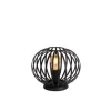 Lucide MANUELA - Tafellamp - Ø 25,5 cm - 1xE27 - Zwart
