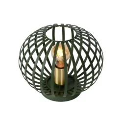 Lucide MANUELA - Tafellamp - Ø 25,5 cm - 1xE27 - Groen
