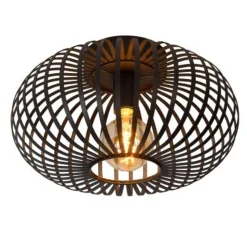 Lucide MANUELA Plafondlicht 1xE27 Ø40cm Zwart