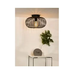 Lucide MANUELA Plafondlicht 1xE27 Ø40cm Zwart