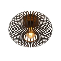 Lucide MANUELA Plafondlicht 1xE27 Ø40cm Zwart