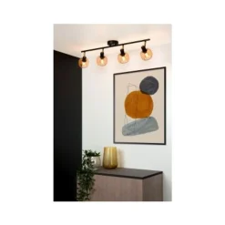 Lucide MAREN - Plafondspot - 4xE14 - Mat Goud / Messing Lucide