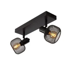 Lucide MAREN - Plafondspot - 2xE14 - Zwart Lucide