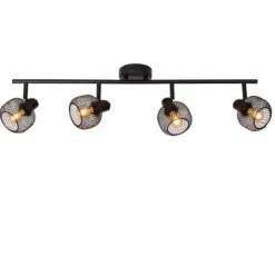 Lucide MAREN - Plafondspot - 4xE14 - Zwart Lucide