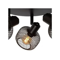 Lucide MAREN - Plafondspot - 3xE14 - Zwart Lucide