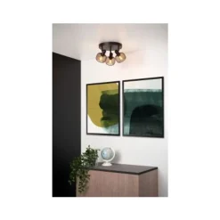 Lucide MAREN - Plafondspot - 3xE14 - Zwart Lucide