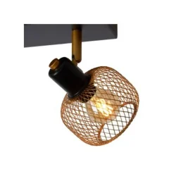 Lucide MAREN - Plafondspot - 2xE14 - Mat Goud / Messing Lucide