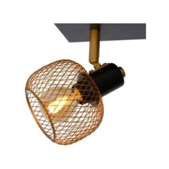 Lucide MAREN - Plafondspot - 2xE14 - Mat Goud / Messing Lucide