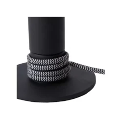 Lucide MARIT - Tafellamp - Ø 10 cm - 1xE27 - Zwart Lucide