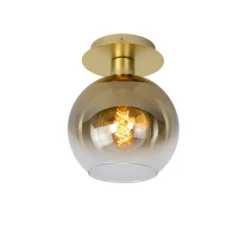 Lucide MARIUS - Plafonnière - 1xE27 - Mat Goud / Messing