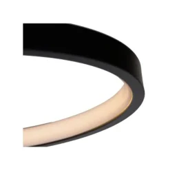 Lucide MAXENCE - Plafonnière - Ø 46 cm - LED Dimb. - 1x24W 3000K - 3 StepDim - Zwart