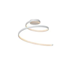 Lucide MAXENCE - Plafonnière - Ø 46 cm - LED Dimb. - 1x24W 3000K - 3 StepDim - Wit