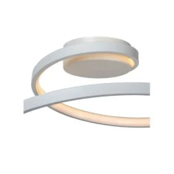 Lucide MAXENCE - Plafonnière - Ø 46 cm - LED Dimb. - 1x24W 3000K - 3 StepDim - Wit